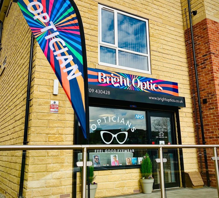 Bright Optics Independent Opticians Rotherham Shop Front